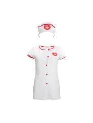 FANTASIA DE ENFERMEIRA BRANCO S-LINE 