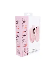 VIBRADOR DE CASAL COM COMANDO CHARME VIBE ROSA LOVELINE 