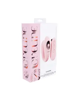 VIBRADOR DE CASAL COM COMANDO CHARME VIBE ROSA LOVELINE 