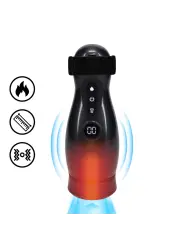 MASTURBADOR VIBRATÓRIO COM SUCÇÃO E SUPORTE DE TELEFONE VIRTUO GUN METAL PUMPED 