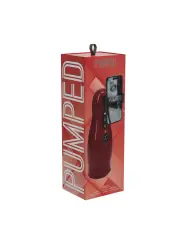 MASTURBADOR VIBRATÓRIO COM SUCÇÃO E SUPORTE DE TELEFONE VIRTUO METALLIC RED PUMPED 