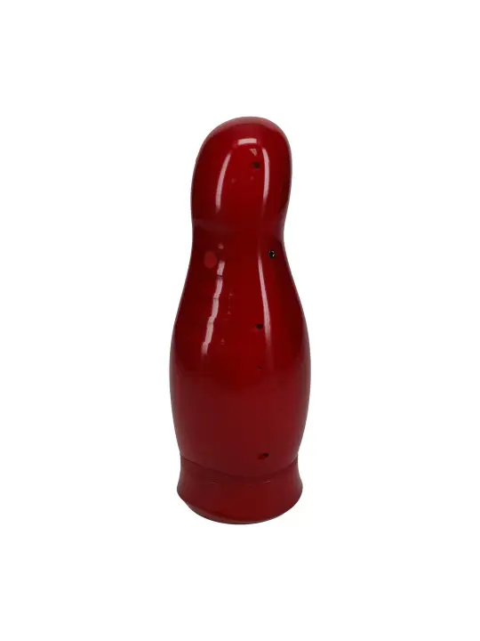 MASTURBADOR VIBRATÓRIO COM SUCÇÃO E SUPORTE DE TELEFONE VIRTUO METALLIC RED PUMPED 