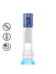 BOMBA MASTURBADORA COM SUCÇÃO MAXLIFT METALLIC BLUE PUMPED 