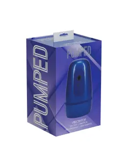 MASTURBADOR DE SUCÇÃO DE PRESSÃO NEGATIVA COM VIBRAÇÃO PULSAR METALLIC BLUE PUMPED