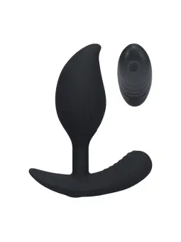 PLUG ANAL DE SILICONE LÍQUIDO COM VIBRAÇÃO E COMANDO REMOTO LEVELZ 