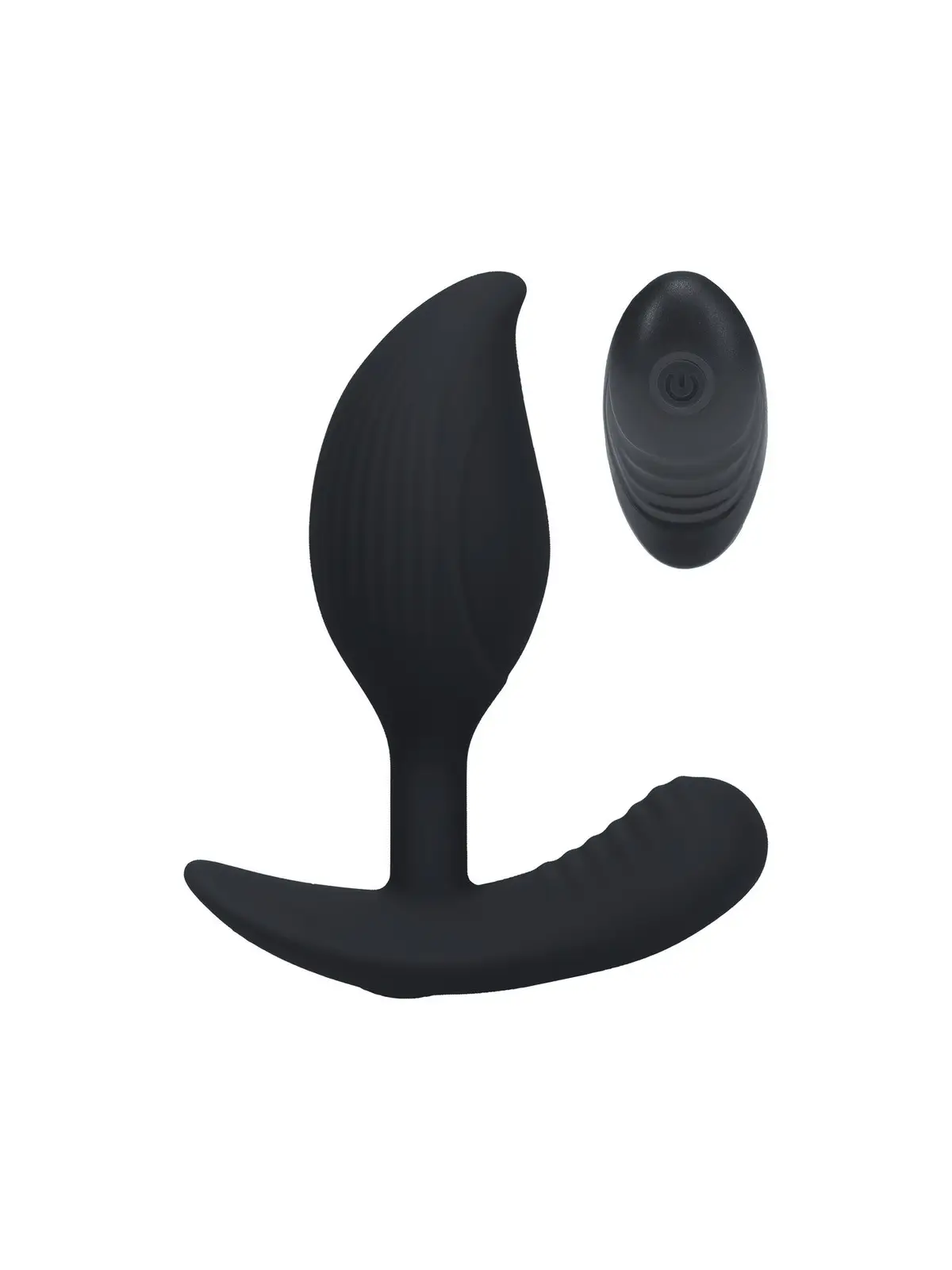 PLUG ANAL DE SILICONE LÍQUIDO COM VIBRAÇÃO E COMANDO REMOTO LEVELZ 