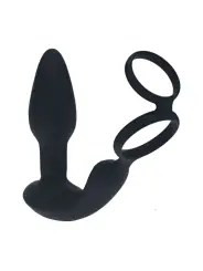 ESTIMULADOR DE PRÓSTATA VIBRATÓRIO COM ROTAÇÃO E ANEL PARA PÉNIS E TESTÍCULOS LEVELZ 