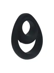 ANEL PARA O PÉNIS DUPLO EM SILICONE ERGO PRETO LEVELZ