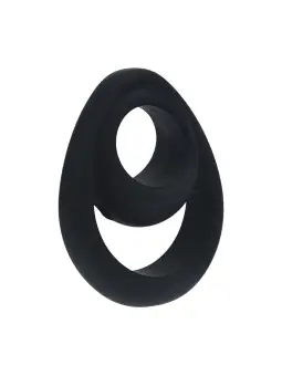 ANEL PARA O PÉNIS DUPLO EM SILICONE ERGO PRETO LEVELZ