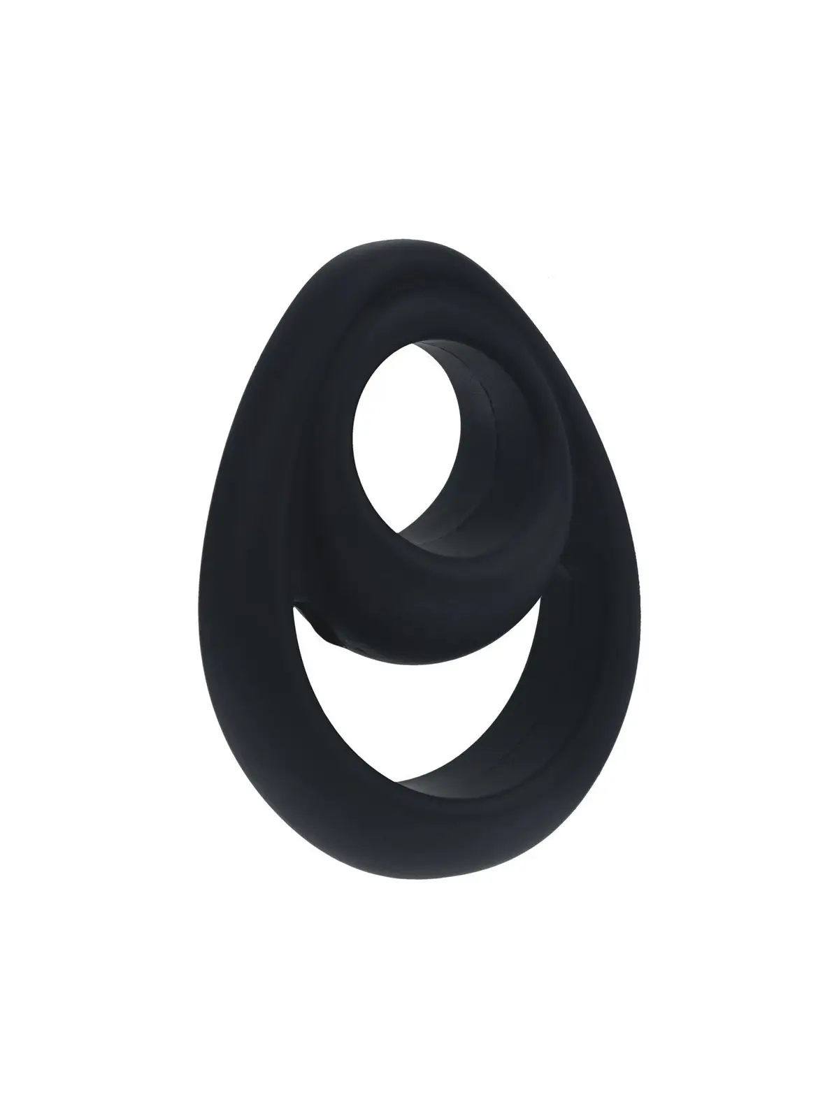 ANEL PARA O PÉNIS DUPLO EM SILICONE ERGO PRETO LEVELZ
