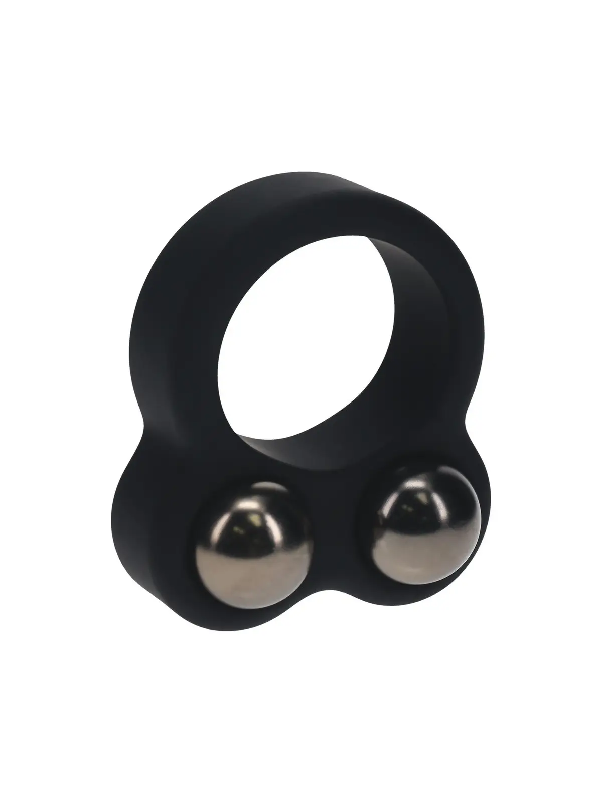ANEL PARA O PÉNIS EM SILICONE LÍQUIDO COM PESO DUPLO PRETO LEVELZ