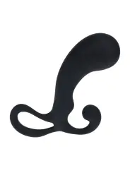 ESTIMULADOR DE PRÓSTATA  EM SILICONE COM BOLBO E ALÇA S PRETO LEVELZ 