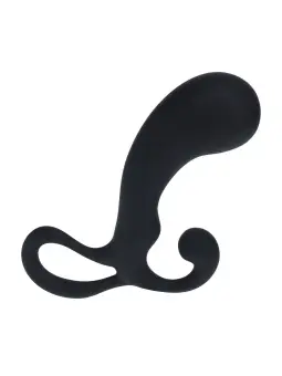 ESTIMULADOR DE PRÓSTATA  EM SILICONE COM BOLBO E ALÇA S PRETO LEVELZ 