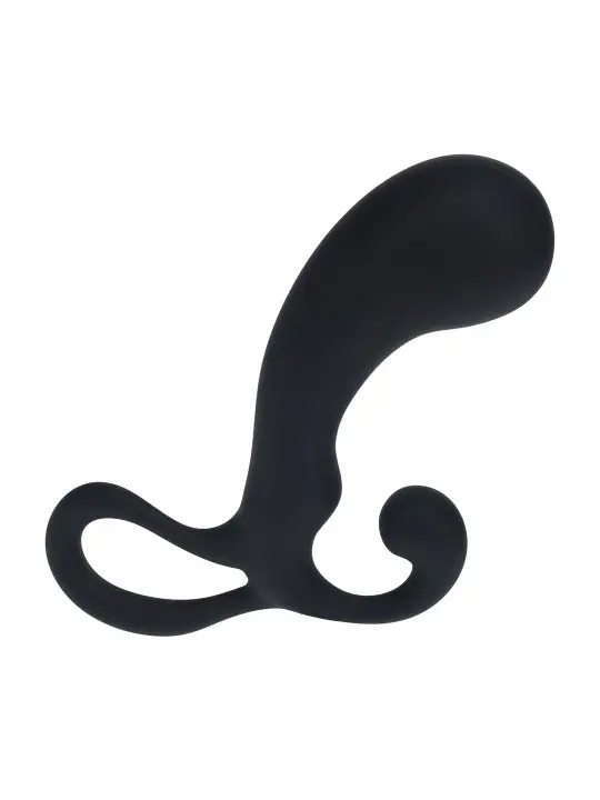 ESTIMULADOR DE PRÓSTATA  EM SILICONE COM BOLBO E ALÇA S PRETO LEVELZ 