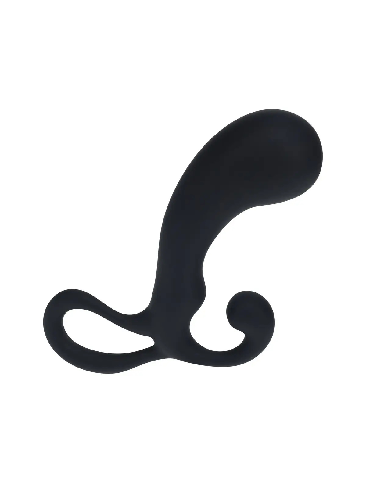 ESTIMULADOR DE PRÓSTATA  EM SILICONE COM BOLBO E ALÇA S PRETO LEVELZ 