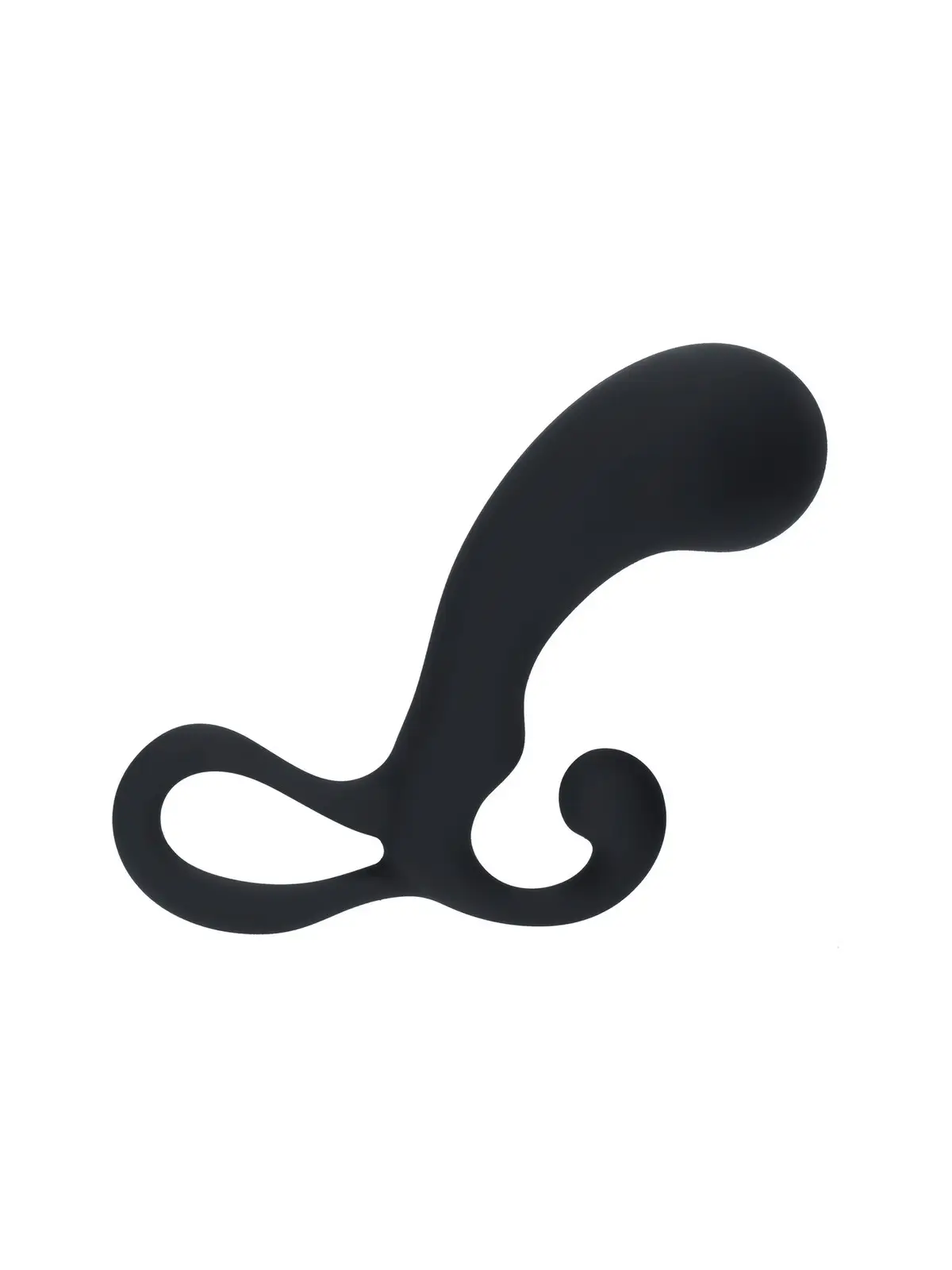 ESTIMULADOR DE PRÓSTATA  EM SILICONE COM BOLBO E ALÇA M PRETO LEVELZ 