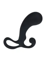 ESTIMULADOR DE PRÓSTATA  EM SILICONE COM BOLBO E ALÇA L PRETO LEVELZ 