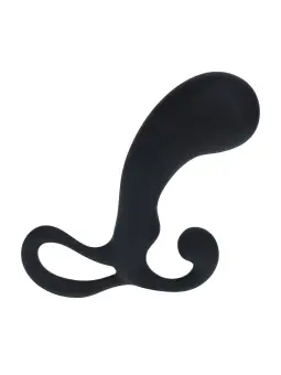 ESTIMULADOR DE PRÓSTATA  EM SILICONE COM BOLBO E ALÇA L PRETO LEVELZ 