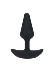 PLUG ANAL CLÁSSICO EM SILICONE COM VIBRAÇÃO S PRETO LEVELZ