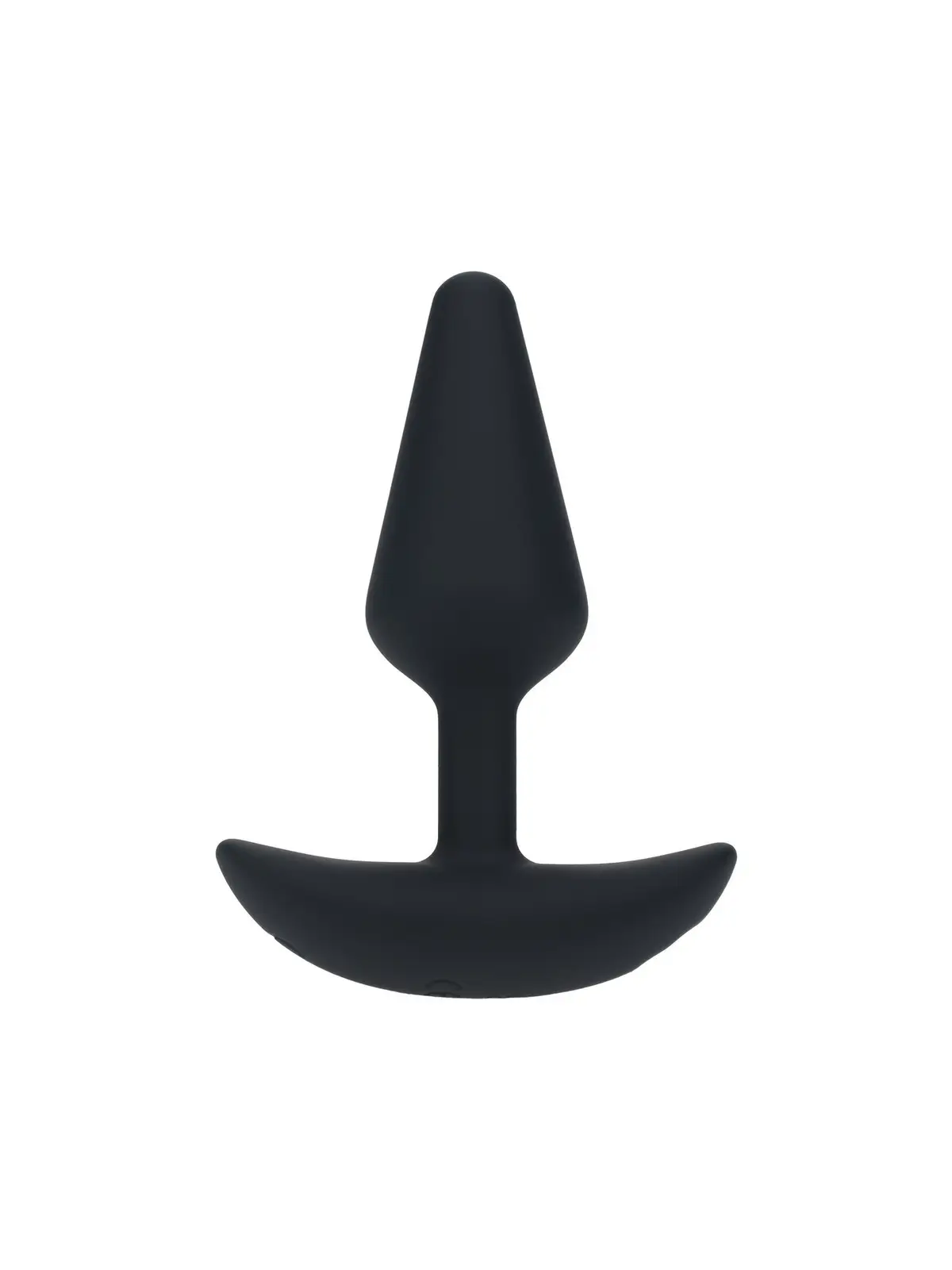 PLUG ANAL CLÁSSICO EM SILICONE COM VIBRAÇÃO S PRETO LEVELZ