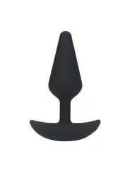 PLUG ANAL CLÁSSICO EM SILICONE COM VIBRAÇÃO M PRETO LEVELZ