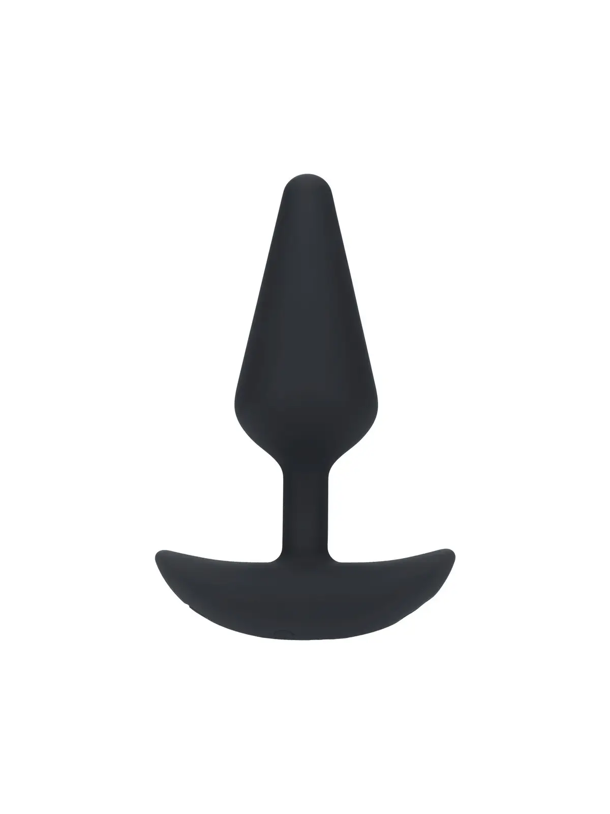 PLUG ANAL CLÁSSICO EM SILICONE COM VIBRAÇÃO M PRETO LEVELZ