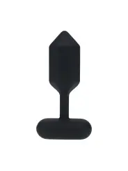 PLUG ANAL DE SILICONA COM VIBRAÇÃO HEXAGONAL S PRETO LEVELZ