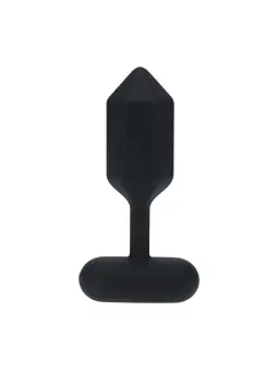 PLUG ANAL DE SILICONA COM VIBRAÇÃO HEXAGONAL S PRETO LEVELZ