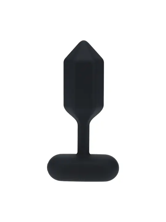 PLUG ANAL DE SILICONA COM VIBRAÇÃO HEXAGONAL S PRETO LEVELZ