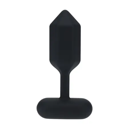 PLUG ANAL DE SILICONA COM VIBRAÇÃO HEXAGONAL S PRETO LEVELZ