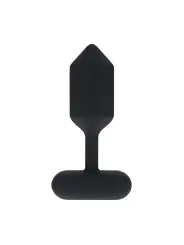 PLUG ANAL DE SILICONA COM VIBRAÇÃO HEXAGONAL M PRETO LEVELZ