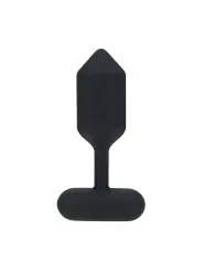 PLUG ANAL DE SILICONA COM VIBRAÇÃO HEXAGONAL L PRETO LEVELZ