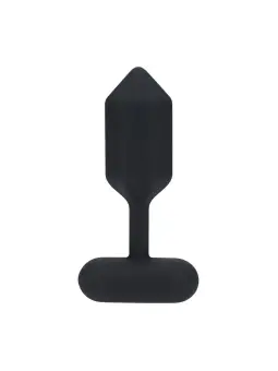 PLUG ANAL DE SILICONA COM VIBRAÇÃO HEXAGONAL L PRETO LEVELZ