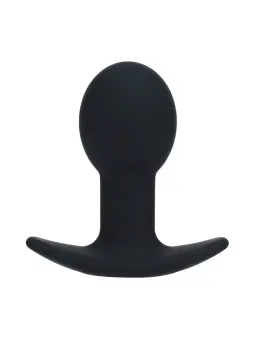 PLUG ANAL EM SILICONE COM VIBRAÇÃO SINGLE BULB PRETO LEVELZ