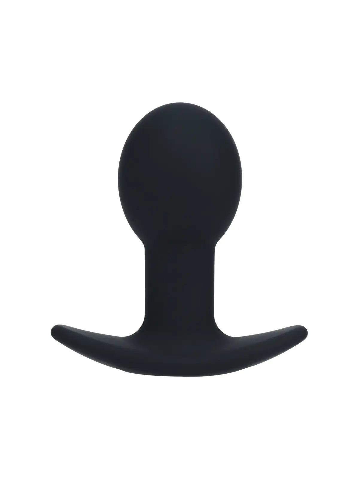 PLUG ANAL EM SILICONE COM VIBRAÇÃO SINGLE BULB PRETO LEVELZ