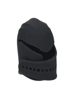 ESTIMULADOR DE GLANDE AJUSTÁVEL EM SILICONE COM VIBRAÇÃO PRETO LEVELZ 