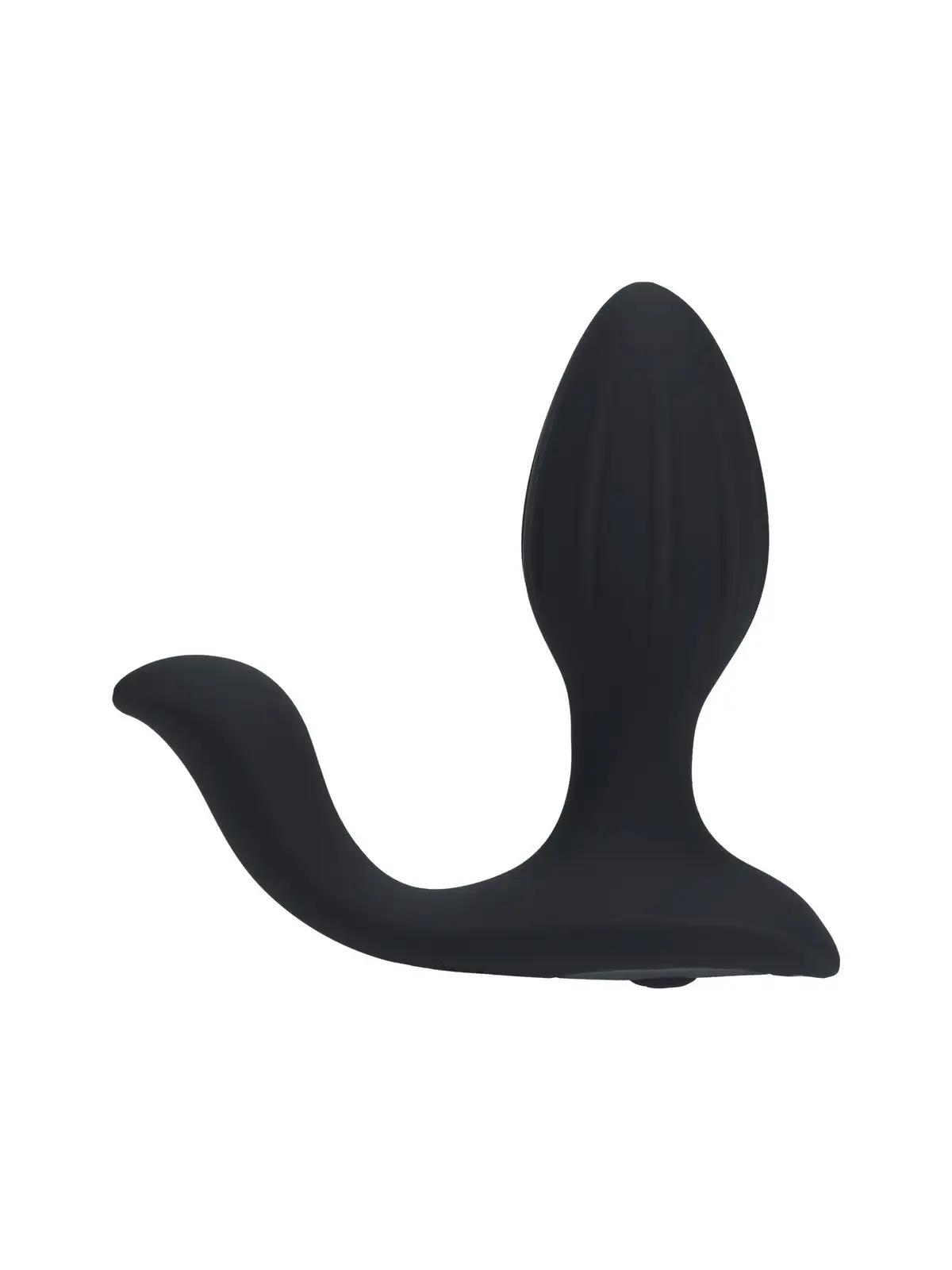 PLUG ANAL VIBRATÓRIO EM SILICONE COM ROTAÇÃO E ESTIMULADOR DE TESTÍCULOS PRETO LEVELZ 