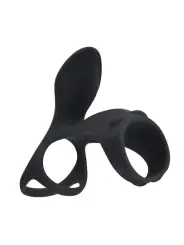ANEL PARA O PÉNIS E TESTÍCULOS COM VIBRAÇÃO E ABA LEVELZ 
