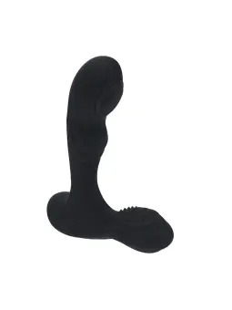 ESTIMULADOR DE PRÓSTATA E TESTÍCULOS EM SILICONE COM VIBRAÇÃO E PULSAÇÃO PRETO LEVELZ