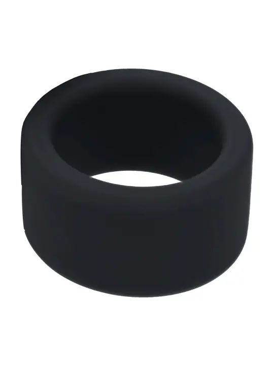 EXTENSOR DE TESTÍCULOS EM SILICONE LÍQUIDO M  34MM PRETO LEVELZ