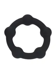 ANEL PARA O PÉNIS COM PÉROLAS S 30MM PRETO LEVELZ
