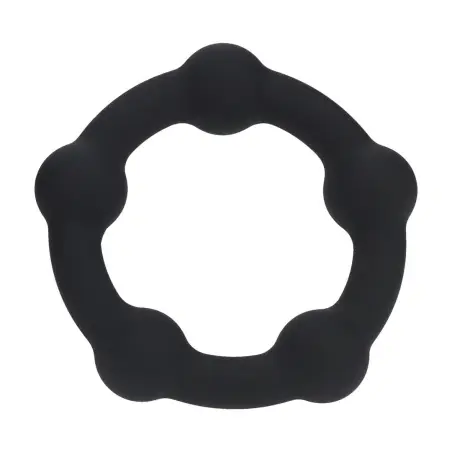 ANEL PARA O PÉNIS COM PÉROLAS S 30MM PRETO LEVELZ