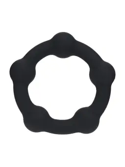 ANEL PARA O PÉNIS COM PÉROLAS M 35MM PRETO LEVELZ