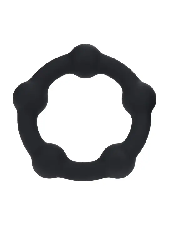 ANEL PARA O PÉNIS COM PÉROLAS L 45MM PRETO LEVELZ