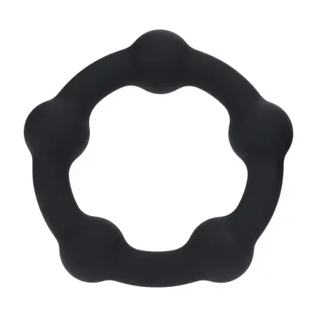 ANEL PARA O PÉNIS COM PÉROLAS L 45MM PRETO LEVELZ