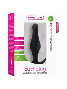 PLUG ANAL BUTT PLUG COM PEGA PRETO PEQUENO