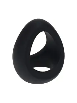 ANEL PARA O PÉNIS EM SILICONE SOFT TRI O PRETO LEVELZ