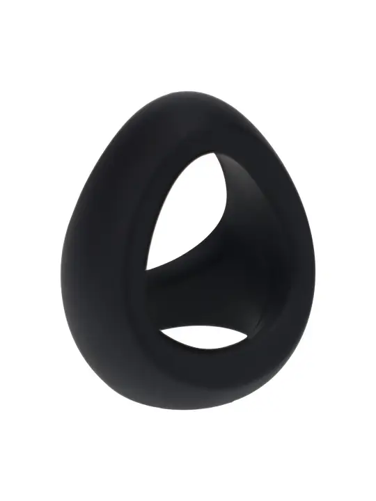 ANEL PARA O PÉNIS EM SILICONE SOFT TRI O PRETO LEVELZ