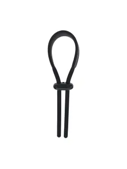 ANEL AJUSTÁVEL PARA O PÉNIS EM SILICONE 5MM PRETO LEVELZ