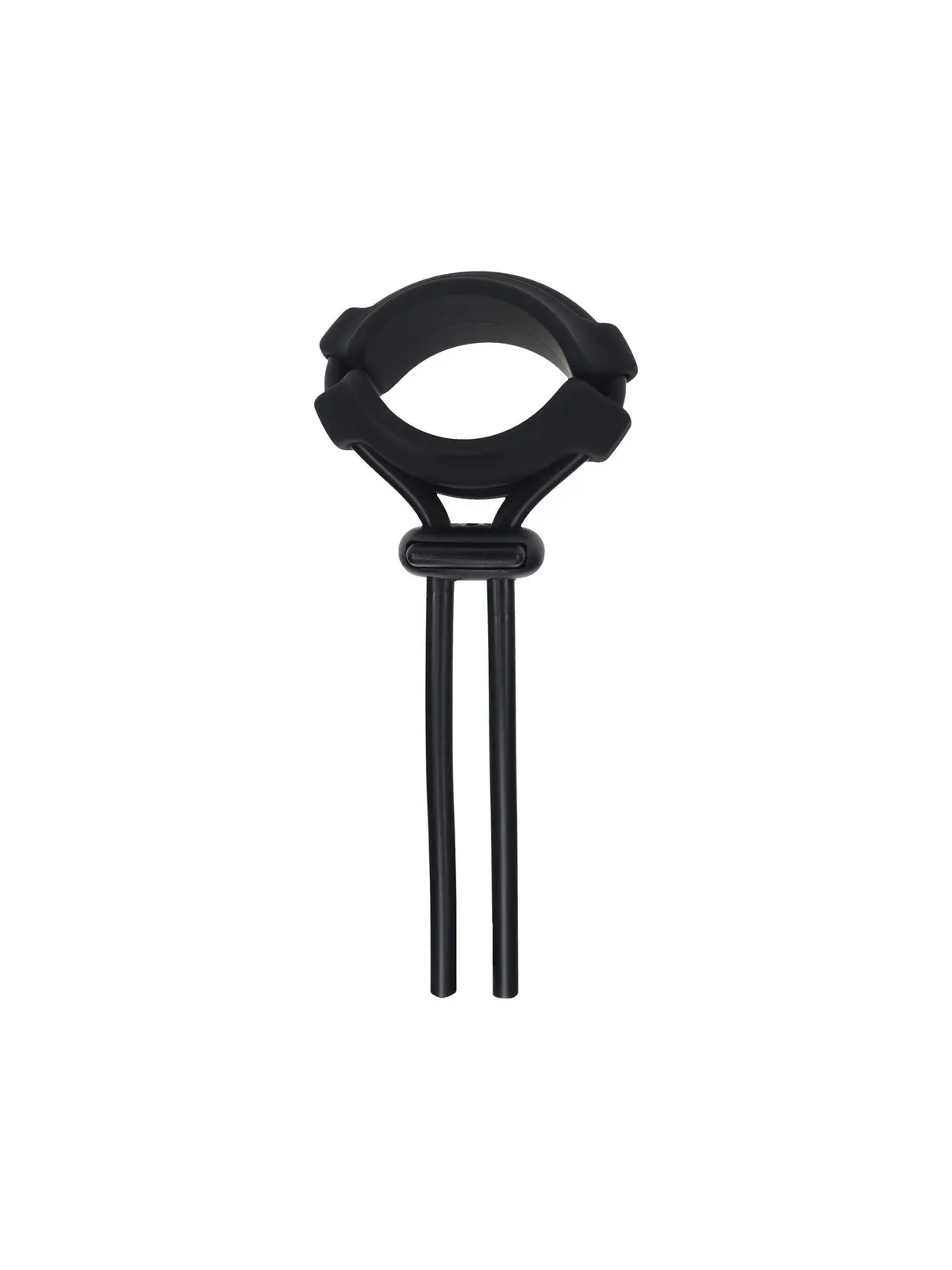 ANEL PARA O PÉNIS EM SILICONE AJUSTÁVEL E DESMONTÁVEL 5MM PRETO LEVELZ